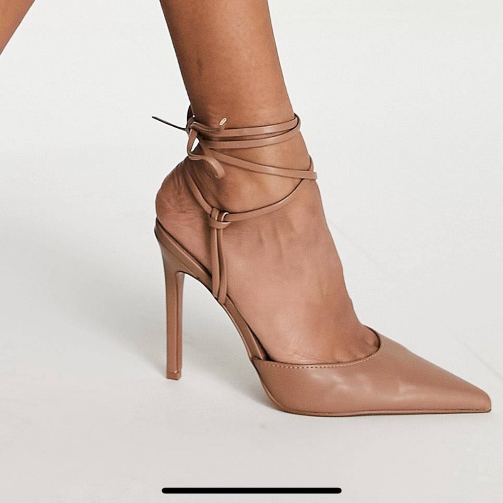 Brown 4in stiletto heels